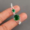 Хромдиопсид Драгоценный камень 925 Стерлинговое серебро Ювелирные изделия Ручной работы Бохо Подвеска 2.00" PP-5-8