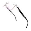RSINC Rimless Light weight, Flexible frame/eyeglass/, Sports, Silver - Black IB-1 VR-O3FE-M0WB