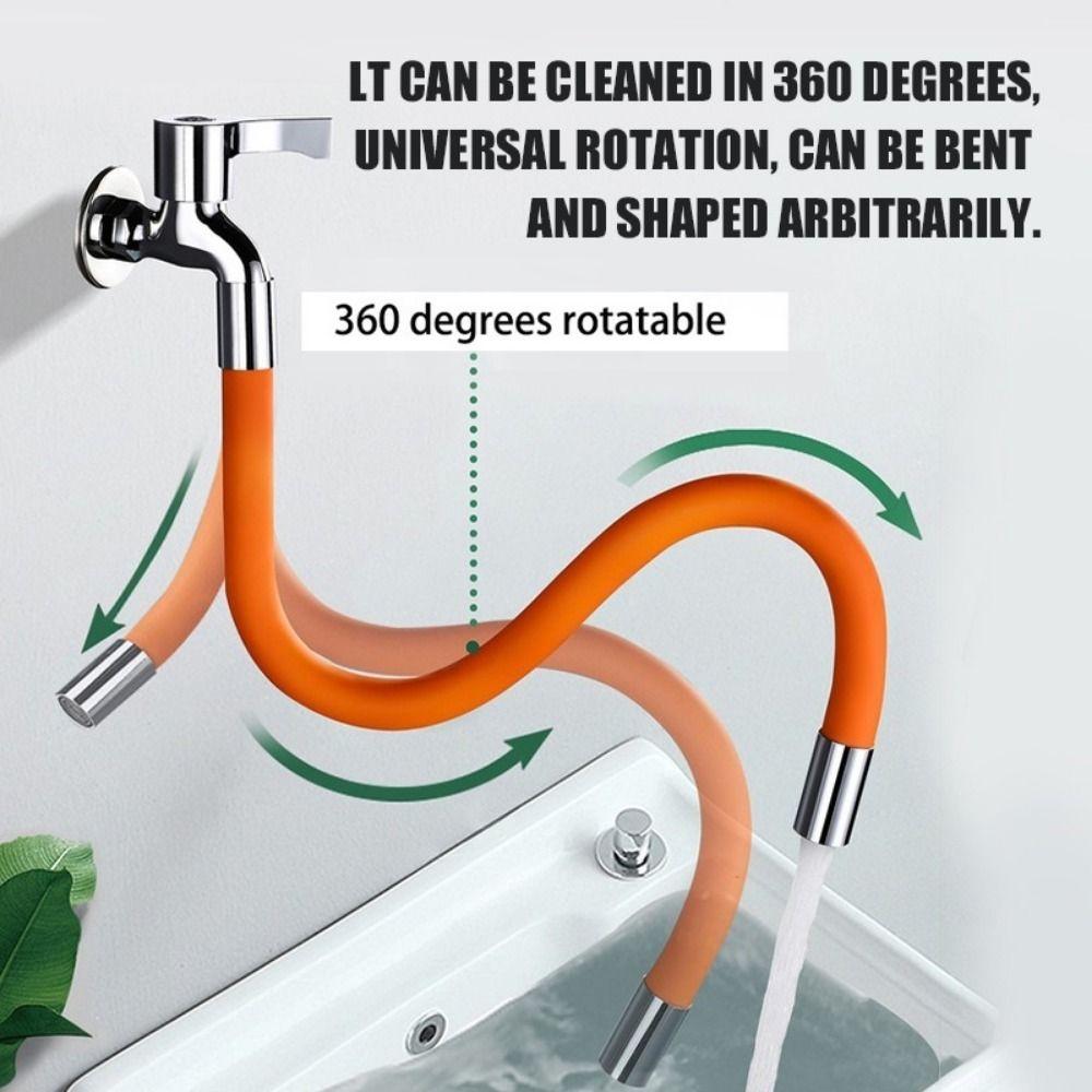 1Pcs Wash Basin Lengthening Tube Water Tap Accessories Flexible Hose Kitchen Bathroom