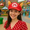 BIOWORLD Mario Cosplay Tail Mario Headgear for Super Mario Brothers Video OSFA Adults, Halloween, Events, Parties, Hat, Game, Multicolor,