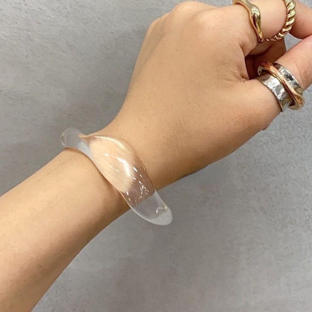 Подарки для нее прозрачный имитационный модный браслет открытые браслеты женские браслеты наручные украшения
