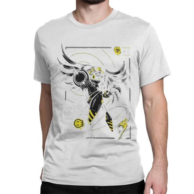 Мужские и женские футболки Murder Drones Designation NT, игровые топы из чистого хлопка, забавные футболки с коротким рукавом и круглым вырезом, футболки с принтом