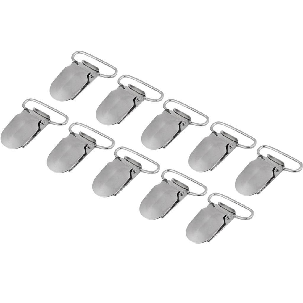Серебряные металлические подтяжки, зажимы для соски, держатель, аксессуары для ремонта (25мм)