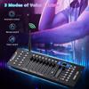 Беспроводной световой контроллер DMX512, консольная панель, 2,4G ISM 192CH, функция программирования, активация звука