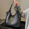 Large Capacity Commuting Bag New Style Fashion Texture Tote Bag for Women Ins Fashion Versatile One-shoulder Handbag