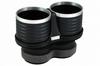 ALCABO Drink Holder, Black with Ring and Cup, for FIAT 500, Right-Hand/Left-Hand Drive, AL-140BS