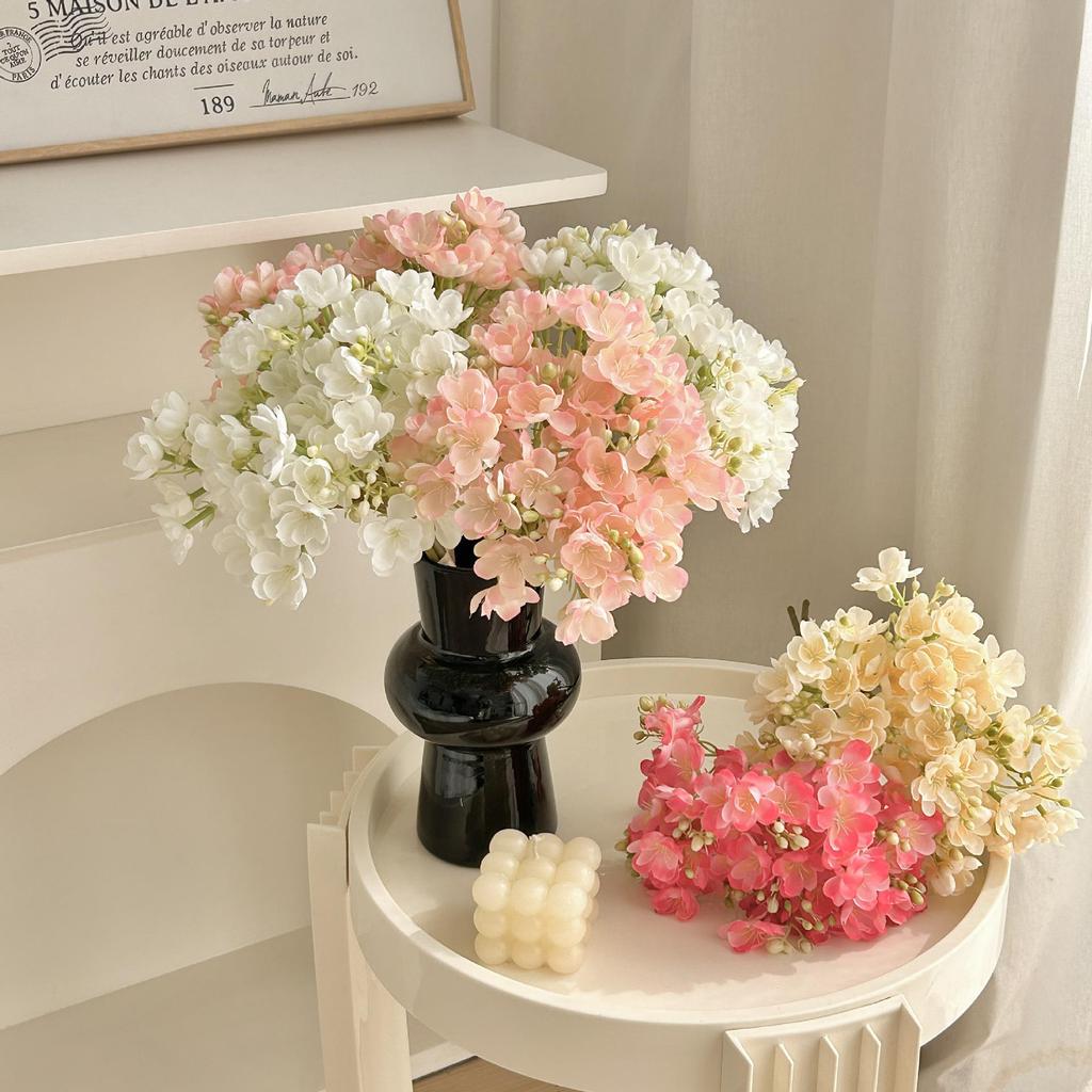 Jasmine Bouquet Artificial Flowers - Perfect Props for Photography, Bridal Bouquets, and Home Decor Ornaments