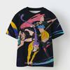 Детская футболка KPop с принтом «Охотники на демонов», модные повседневные топы, 2025, футболка с круглым вырезом, мультяшная, для девочек и мальчиков, повседневная одежда для маленькой девочки
