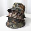 Retro Double-sided Python Patterned Camouflage Hat for Men Women Outdoor Cycling Sun Hats Spring Summer Travel Sun Shading Fashion Basin Hat
