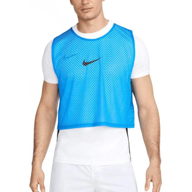 Nike Polka Dot Hollow Round Neck Short Breathable Sweat-Wicking Fitted Sleeveless Tank Top Men tank tops Blue DV7425-406