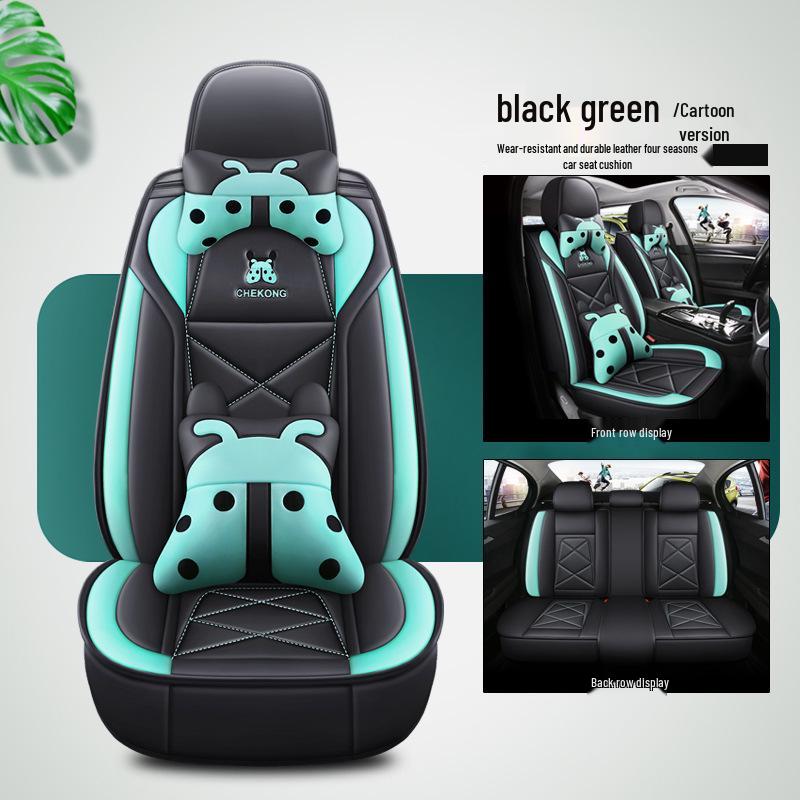 2021 Universal Cartoon Car Seat Cushion & Cover for All Seasons