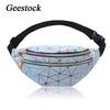 Geestock Голографическая поясная сумка для женщин, блестящая сумка-банан, водонепроницаемая поясная сумка, модная лазерная поясная сумка, чехол для телефона