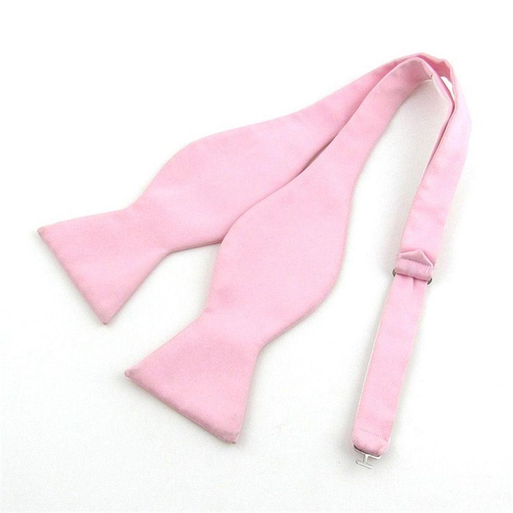 Стиль джентльмена в форме тыквы, однотонные классические галстуки, галстук-бабочка, формальные деловые галстуки, мужские галстуки