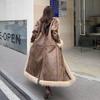 Fur Lamb Wool Coat Women's Winter New Thickened Plush Long Fur Fur Coat