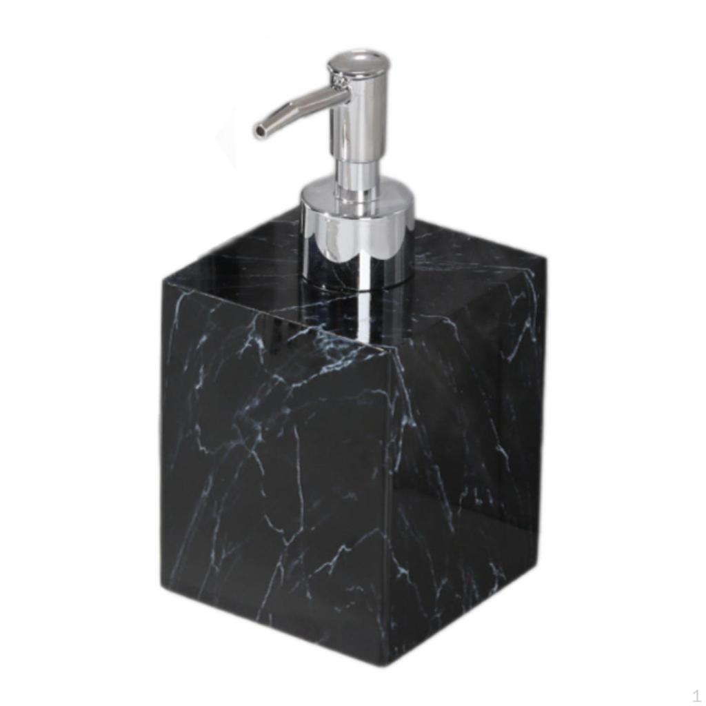 Диспенсер для мыла объемом 400 мл с мраморным дизайном для использования на столешнице