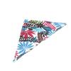 Reptiles Triangular Hammock Colorful Flower Pattern Bearded Dragon Hanging Lounger with Suction