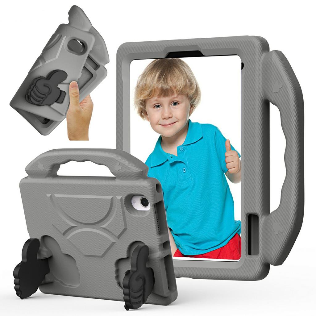 For iPad mini (2024)/(2021) Case Ultra-Soft EVA Thumb Kickstand Tablet Cover