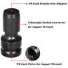 Electric Wrench Conversion Sleeve with Pin Holster Socket Adapter Converter Chuck Adaptor Drill Chuck Extension Rod
