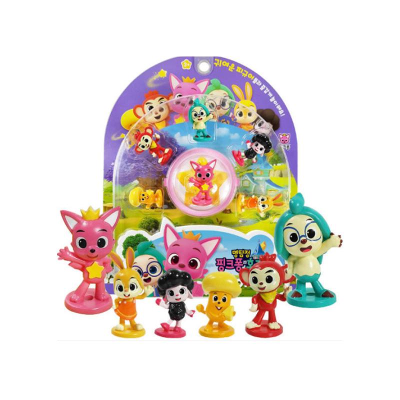 PINKFONG Wonderstar Detective Pinkfong Hogi Фигурка 1 Набор(1 упаковка 6 шт. фигурок)