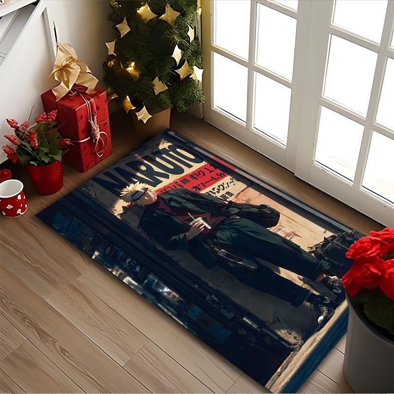 1pc naruto Rug, Digital Printed Home Chair Sofa Mat, Durable Office Area Carpet, Beautiful Festival Decorations