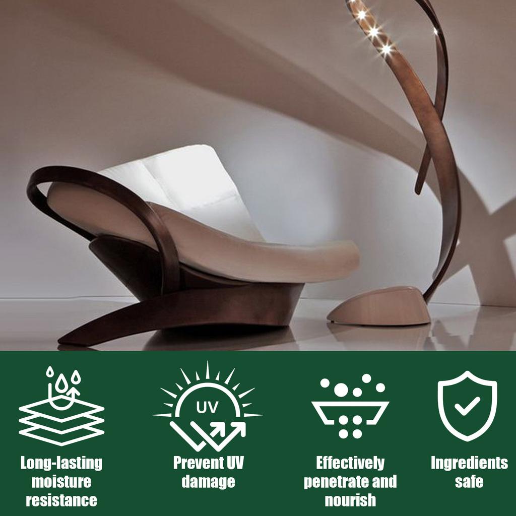 Jue-Fish Wood Furniture Softener Arc-Shaped Wood Craft Production Prevent UV Damage Nourishing Furniture Restoration Wood Soften Liquid