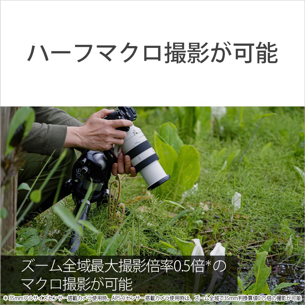 Sony Telephoto Zoom Lens Full Size FE F4 Macro G OSSII G Lens for Digital Single Lens Camera Genuine Lens SEL70200G2 70-20mm [E Mount]