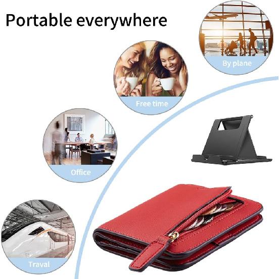 Portable Desktop Multifunctional Multi-angle Adjustable Folding Lazy Phone Holder
