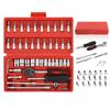 46Pcs Car Repair Tool Kit 1/4-Inch Socket Set Car Repair Tool Ratchet Torque Wrench Combo Auto Repairing Set Mechanic Tool