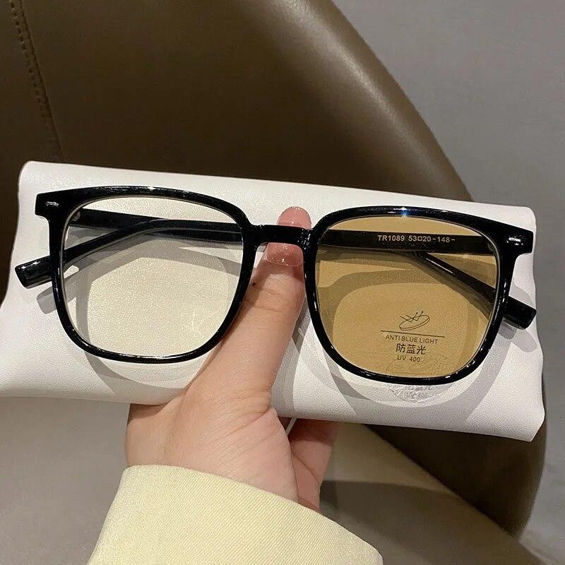 Унисекс интеллектуальные фотохромные очки для близорукости для женщин и мужчин, меняющие цвет, близорукие очки, уличные солнцезащитные очки с диоптриями