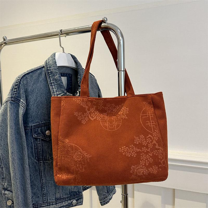 Вместительные сумки через плечо с цветочным принтом для женщин, повседневная холщовая сумка, универсальные женские сумки для покупок, новые модные сумки