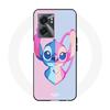 Coque - Realme - V23 - Souple - Stitch Et Angel - Bleu Et Rose