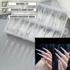 240 Pcs Clear False Nail Tips Full Cover Stick on Nail Press On Nail Artificial Nail Extras Long Nail Tips