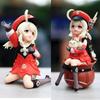 14cm Genshin Impact Klee Hibana Knight Anime Figure Eula Klee Paimon Pvc Action Figure Collection Model Doll Child Kid Gifts