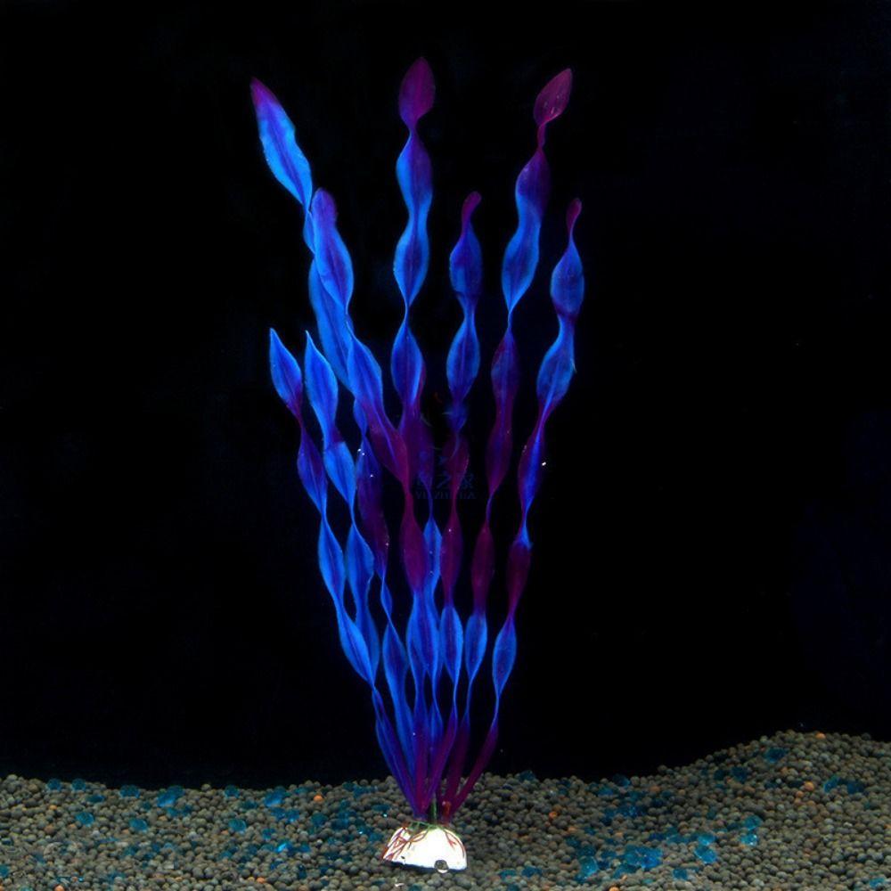 Lifelike Artificial Water Plant Plastic Water Weeds Ornament Aquatic Grass  Fish Tank