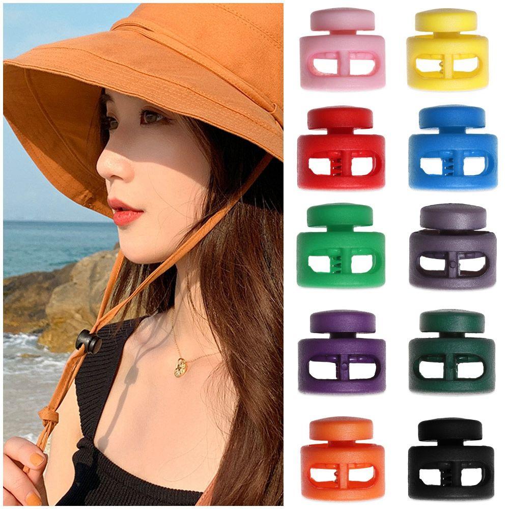 Quality 6mm Hole Sportswear Accessories Toggle Clip Cord Lock Bean Apparel Shoelace Plastic Stopper