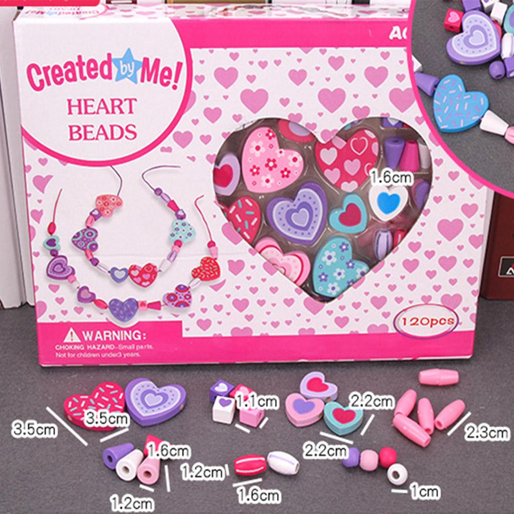 Wood Blocks DIY Butterfly Block Toys Stringing Threading Beads Game