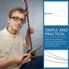 Lurrose 3-Pack Erhu Strings, Sitar Strings, Guitar Strings, Yuruheen Accessories, Urheen Parts, Steel Wire Replacement, Biwa Strings