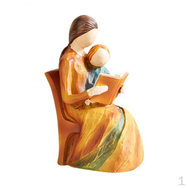 Angel Statue Figurine Art Crafts Collection Desktop Ornament Resin Sculpture for Office