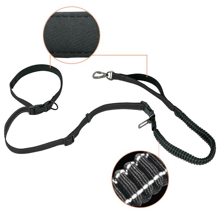 Pet Leash 1PC Cat and Dog Running Car Lead Rope Hexagonal Dog Leash Chest Strap Explosion-proof Punch Car Seat Belt Walking Use