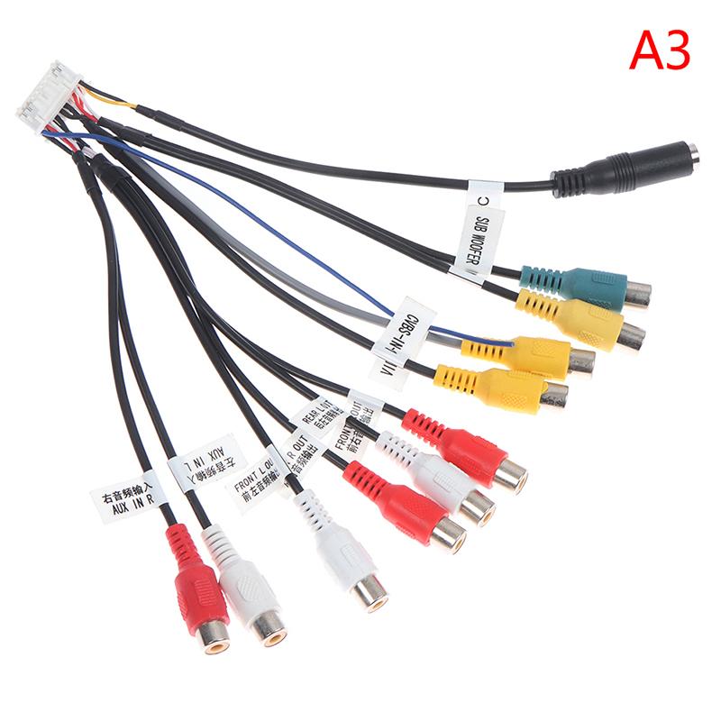 Автомобильные аксессуары для Android-радио, выходной провод Rca, адаптер для микрофона Aux-In