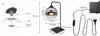 CHROME BALL LED NIGHT DESK LAMP