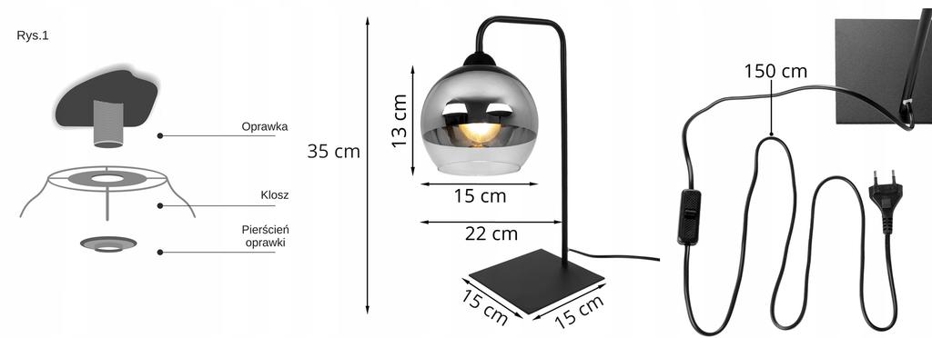 CHROME BALL LED NIGHT DESK LAMP