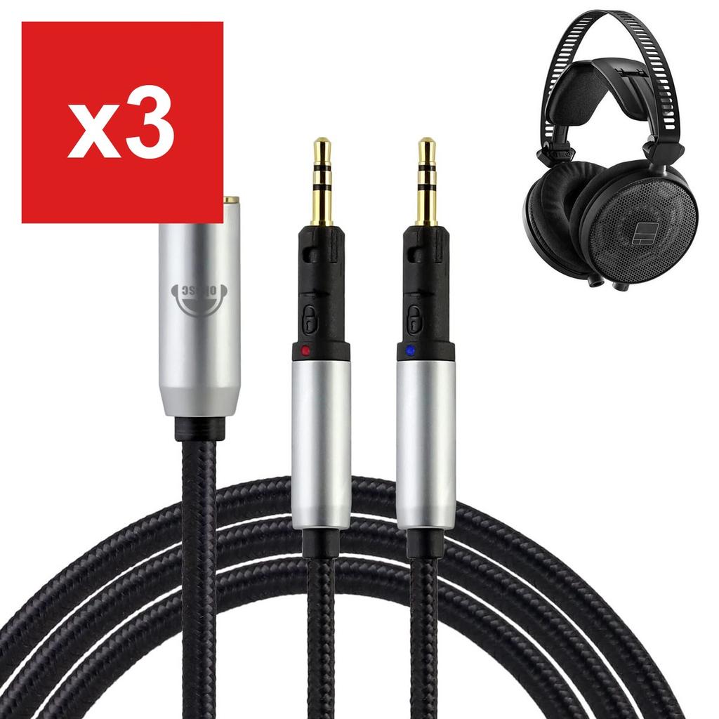 Okcsc TCR70X Запасной кабель для наушников для Audio-Technica ATH-R70X/R70xa, 2,0 м, 4-жильный OFC с разъемом 4,4 мм