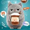 Плюшевая игрушка-кошка с мягким коротким ворсом для коллекционеров и детей