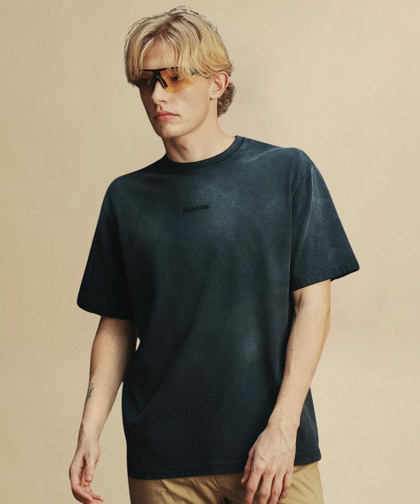 Beulipinggolpeu Men'S Spray Dyed Tea_Charcoal Gray