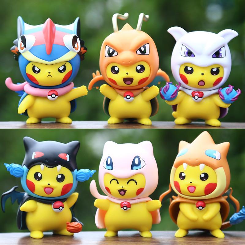 Pokmon Pvc Pikachu Figure Cake Topper Blind Box Gift For Collectors Special Characters Included