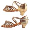 Soft Comfortable Latin Shoes Fashion Dance Shoe for Children Girl Gold Color 32