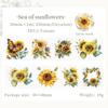 Plant Flower Lovers PET Washi Tape Mr.Paper Masking Tape DIY Sticker Set