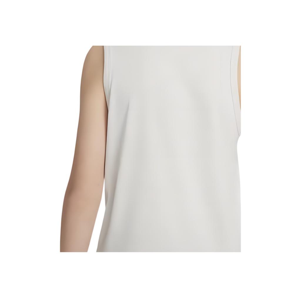 Nike Мультяшный обувной ящик с буквенным логотипом и круглым вырезом, спортивный повседневный жилет, детские топы Light-Bone DQ3848-072