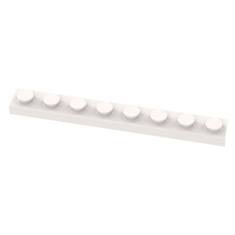 Funbrick 50 шт. Пластина 1x8 3460 Совместимая с Известными Строительными Блоками MOC DIY Классические Игрушечные Кирпичики